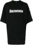 Balenciaga T-shirt met logo Zwart - Thumbnail 1