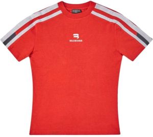 Balenciaga T-shirt met logoprint Rood