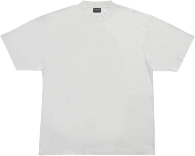 Balenciaga T-shirt met ronde hals Wit