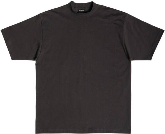 Balenciaga BB Paris T-shirt verfraaid met stras Zwart