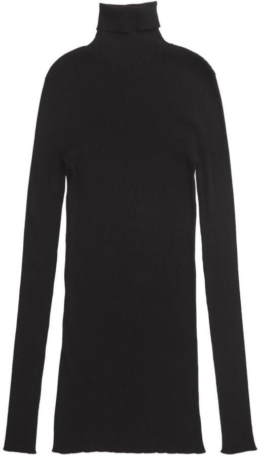 Balenciaga Fijngeribbelde trui Zwart
