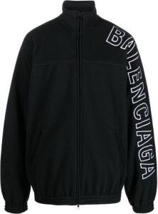 Balenciaga Trainingsjack met logoprint Zwart