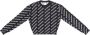 Balenciaga Trui met logo Zwart - Thumbnail 1