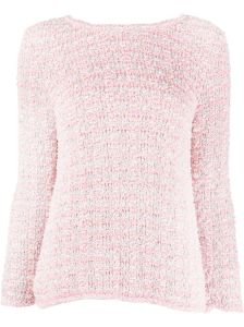 Balenciaga Tweed top Roze