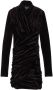 Balenciaga Fluwelen mini-jurk Zwart - Thumbnail 1