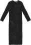 Balenciaga Wollen midi-jurk Zwart - Thumbnail 1