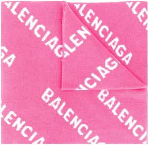 Balenciaga Wollen sjaal Roze