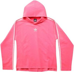 Balenciaga x Adidas No Rib hoodie Roze
