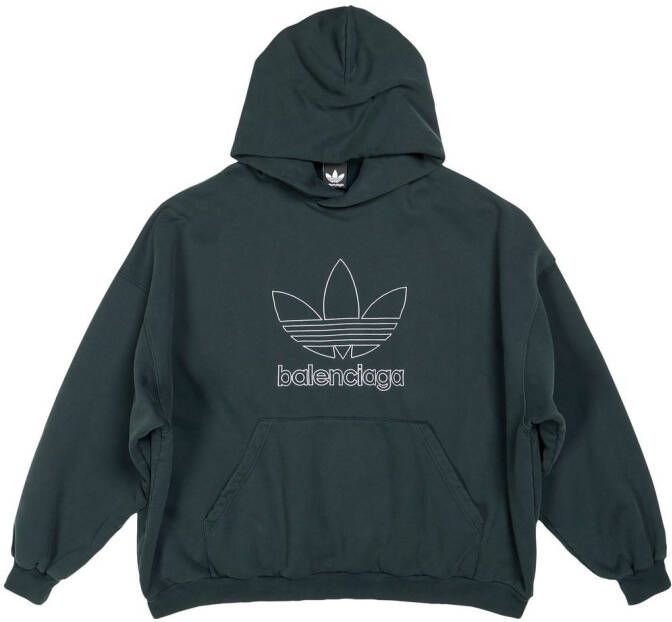 Balenciaga x Adidas oversized hoodie Grijs
