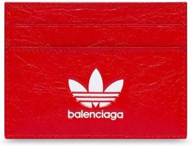 Balenciaga x adidas pasjeshouder met logoprint Rood