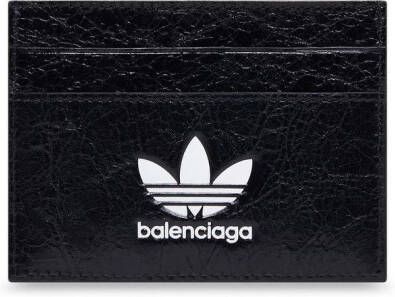 Balenciaga x adidas pasjeshouder met logoprint Zwart