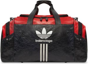 Balenciaga x Adidas sporttas met logo Zwart