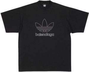 Balenciaga x Adidas T-shirt met print Zwart