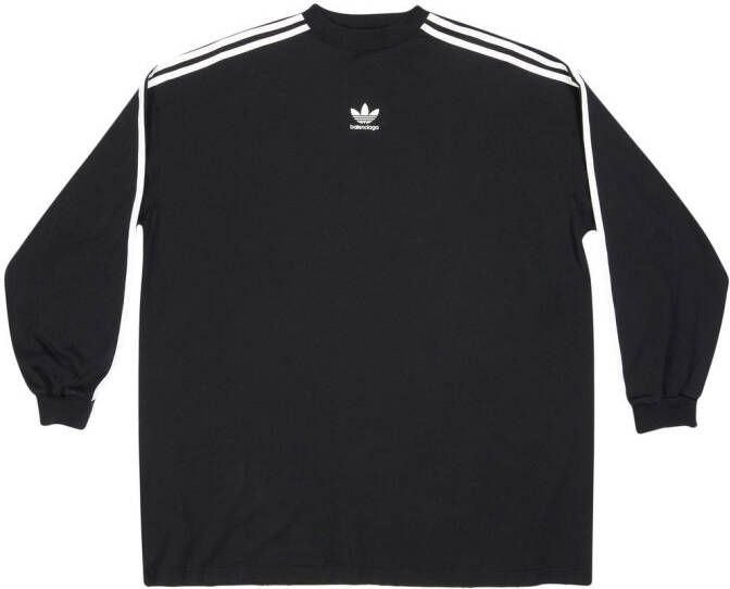 Balenciaga x adidas T-shirt met print Zwart