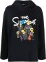 Balenciaga x The Simpsons hoodie met print Zwart - Thumbnail 1