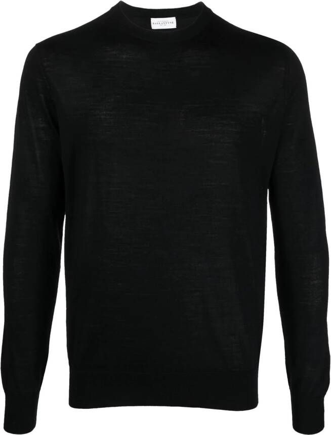 Ballantyne Fijngebreide trui Zwart