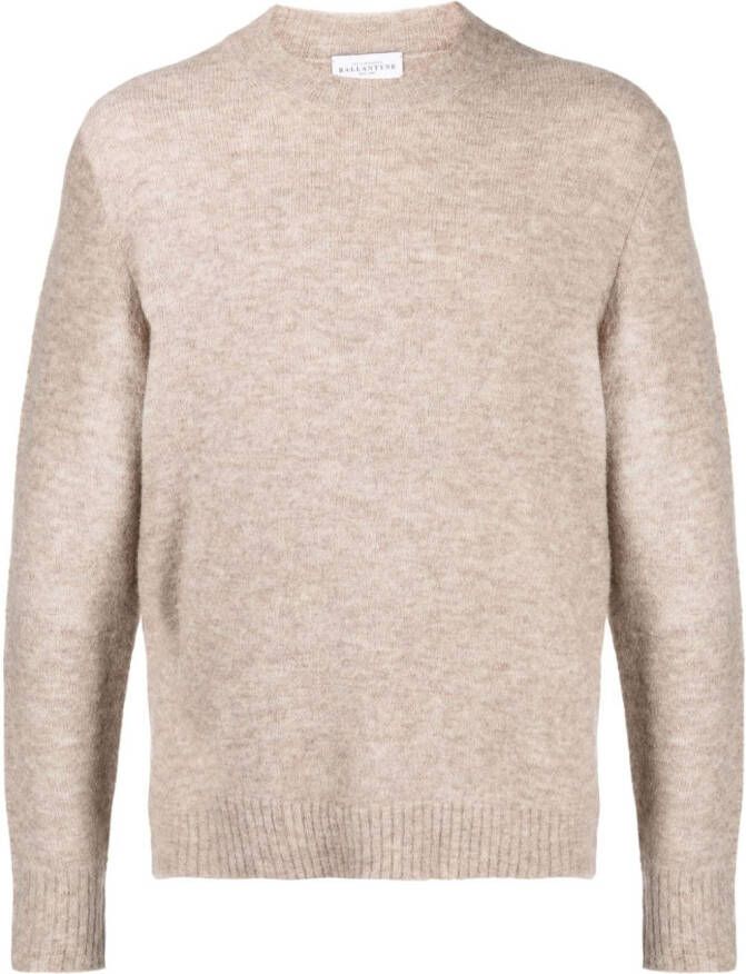 Ballantyne Gemêleerde coltrui Beige