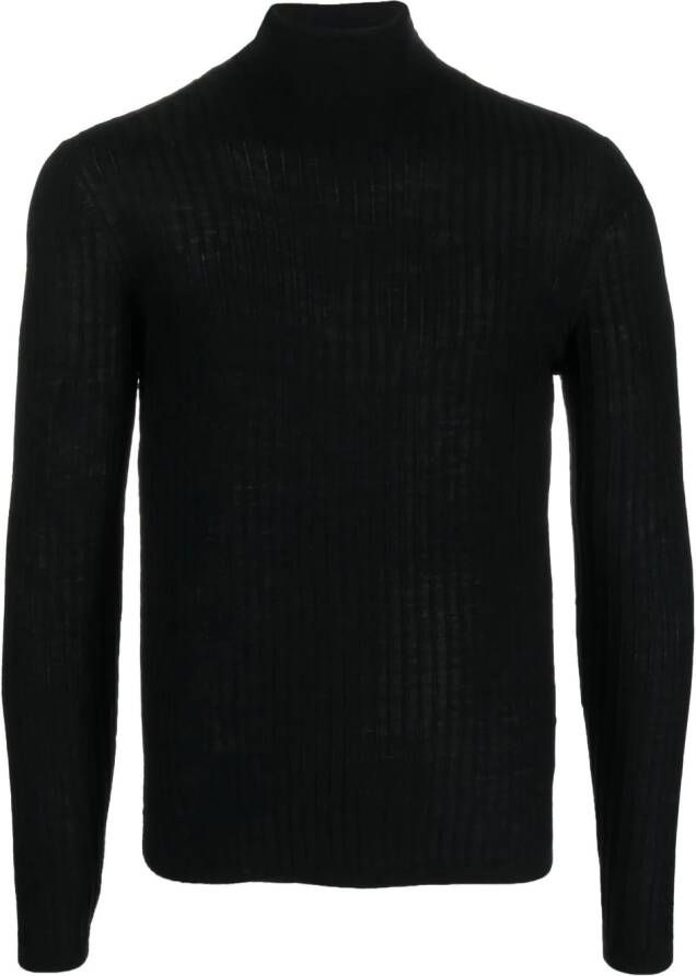 Ballantyne Ribgebreide coltrui Zwart