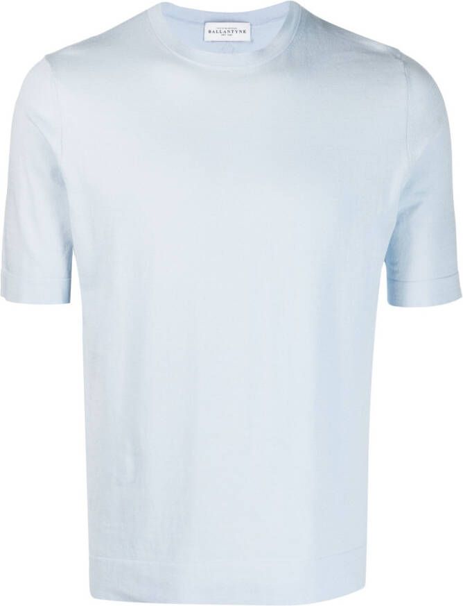 Ballantyne T-shirt met ronde hals Blauw