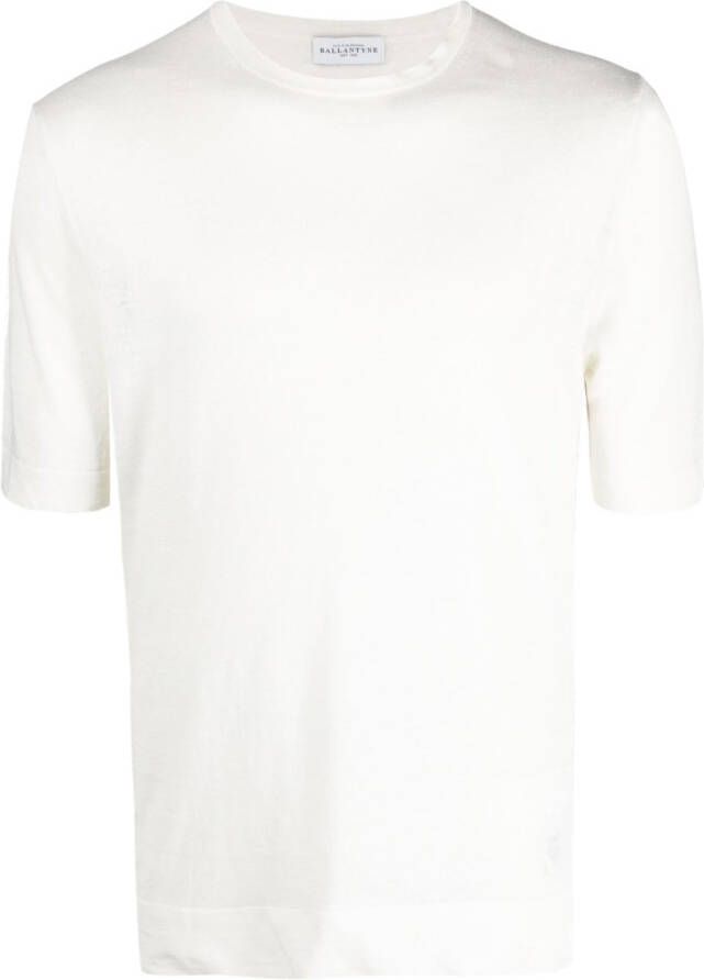 Ballantyne T-shirt met ronde hals Wit