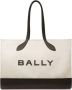 Bally Bar shopper met logoprint Wit - Thumbnail 1