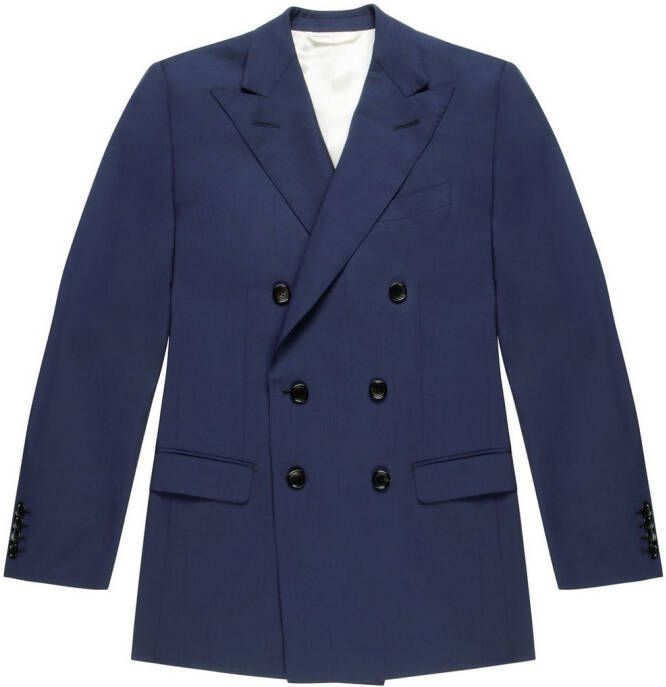 Bally Blazer met dubbele rij knopen Blauw