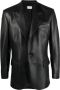 Bally Blazer met enkele rij knopen Zwart - Thumbnail 1