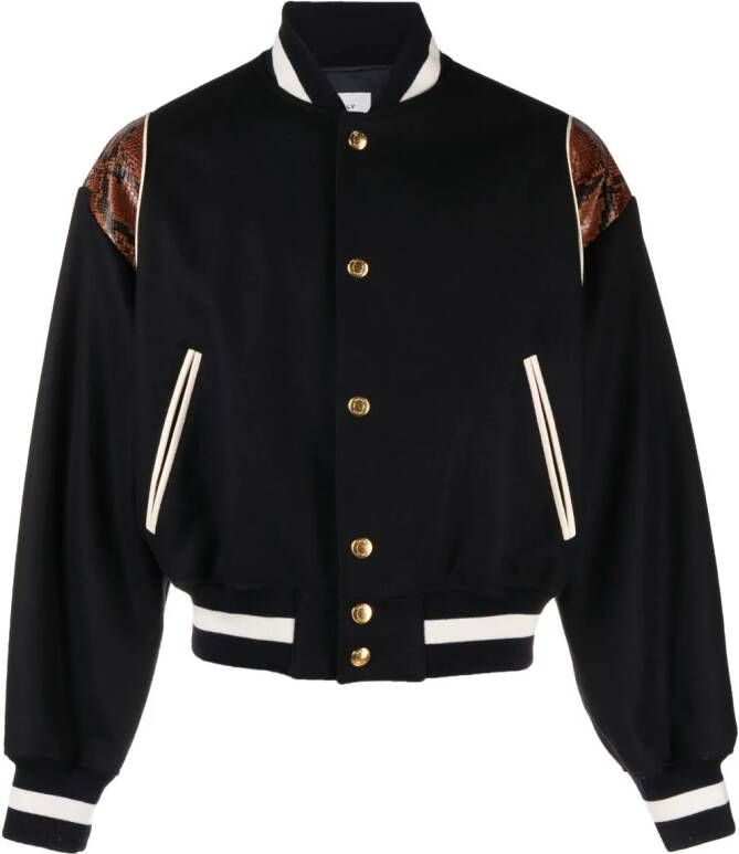 Bally Bomberjack met gestreepte afwerking Blauw