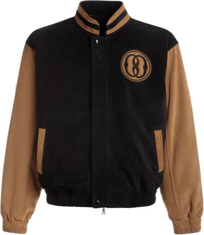 Bally Bomberjack met logopatch Zwart
