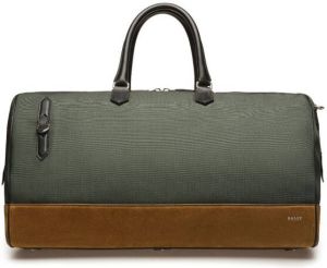 Bally Caius calf-suede luggage bag Groen