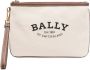 Bally Certhe clutch met logoprint Beige - Thumbnail 1