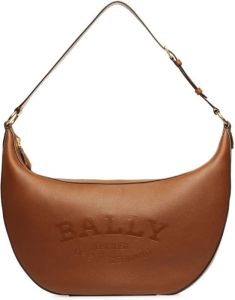 Bally Charo leather shoulder bag Bruin