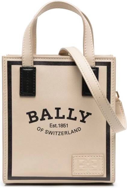 Bally Crystalia shopper met logoprint Beige