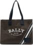 Bally Crystalia shopper met monogram Bruin - Thumbnail 1