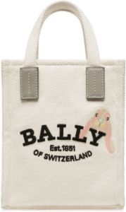 Bally Crystalia Xs mini tote bag Wit