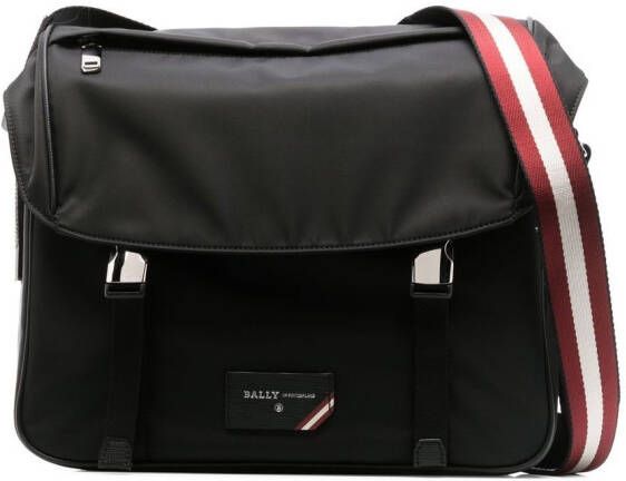 Bally Fabro aktetas met veiligheidsgesp Zwart