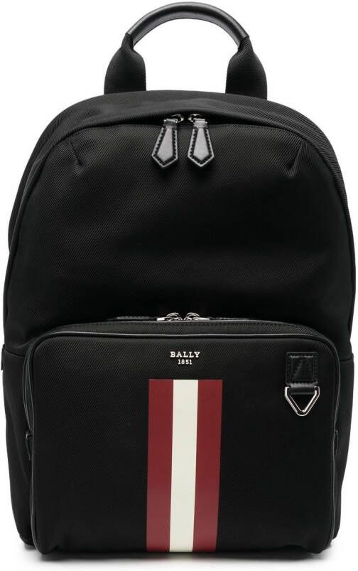 Bally Gestreepte rugzak Zwart