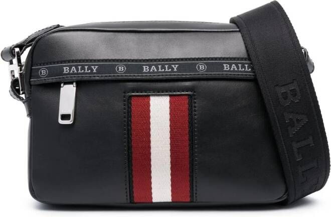 Bally Hal leren crossbodytas Zwart