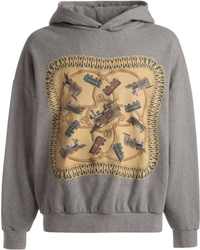Bally Hoodie met grafische print Grijs