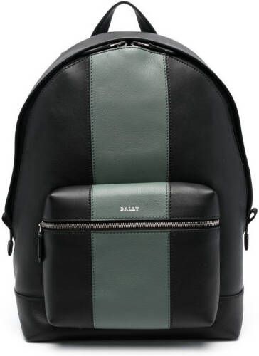 Bally Leren rugzak Zwart