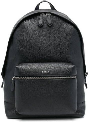 Bally Leren rugzak Zwart