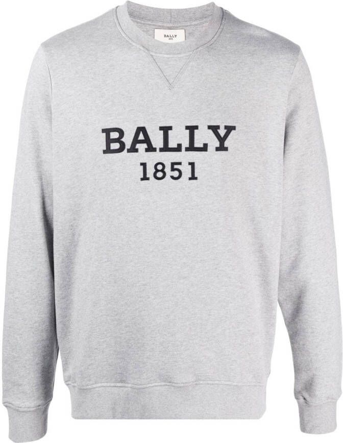 Bally Sweater met logoprint Grijs