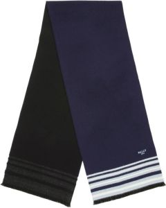 Bally logo-print scarf Blauw