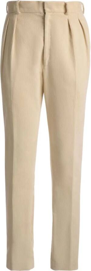 Bally Pantalon met toelopende pijpen Beige