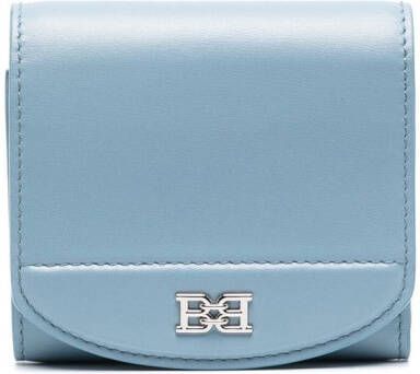 Bally Portemonnee met logoplakkaat Blauw
