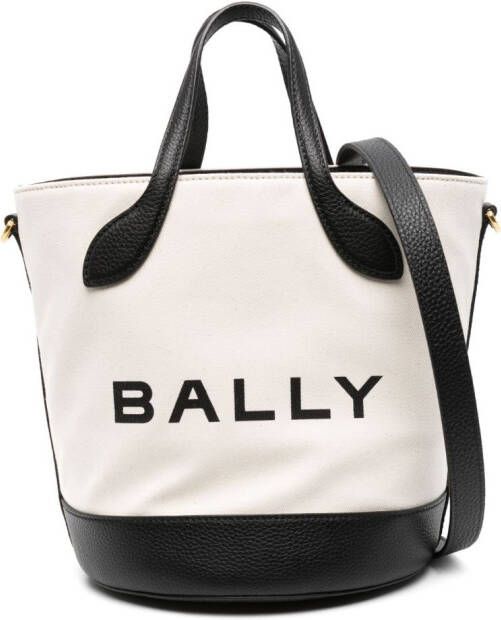 Bally Shopper met logoprint Beige