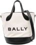 Bally Shopper met logoprint Beige - Thumbnail 1