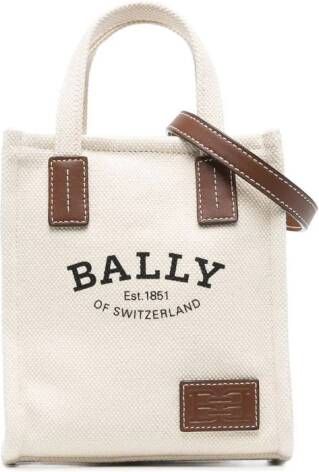 Bally Shopper met logoprint Beige