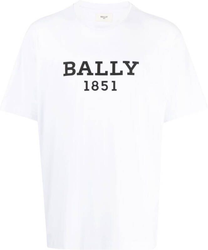 Bally T-shirt met logoprint Wit