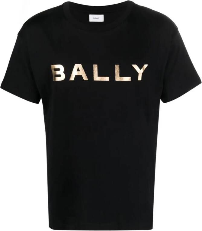Bally T-shirt met logoprint Zwart